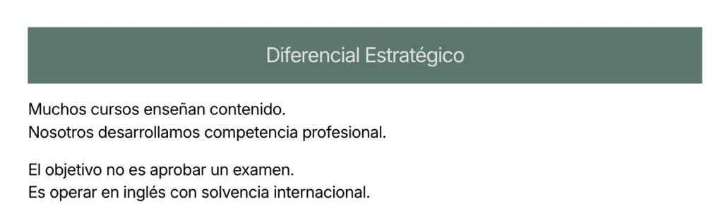 curso de ingles unico